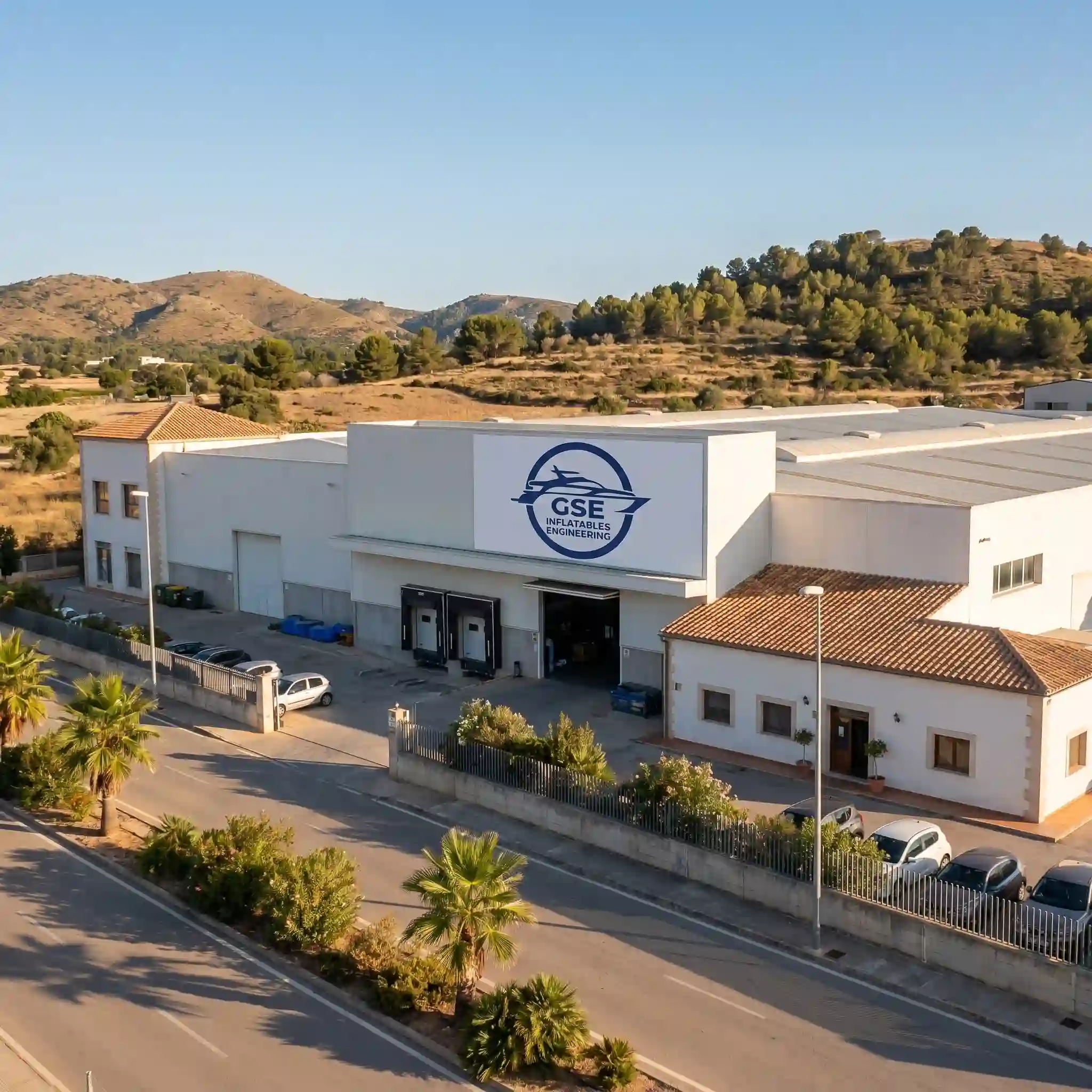 GSE Inflatables Engineering manufacturing facility — superyacht inflatable production plant in Spain