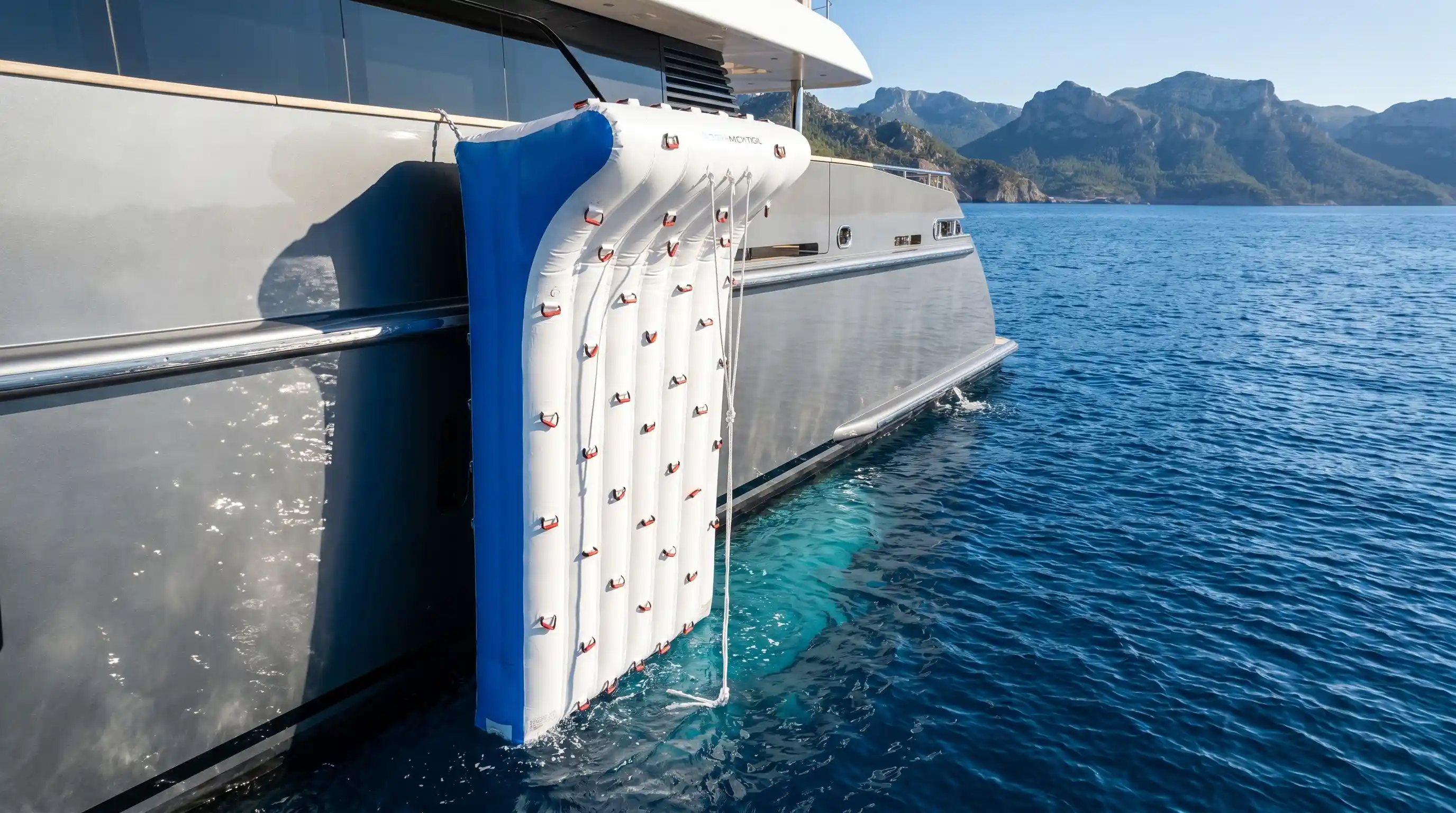 Inflatable climbing wall superyacht — GSE Inflatables