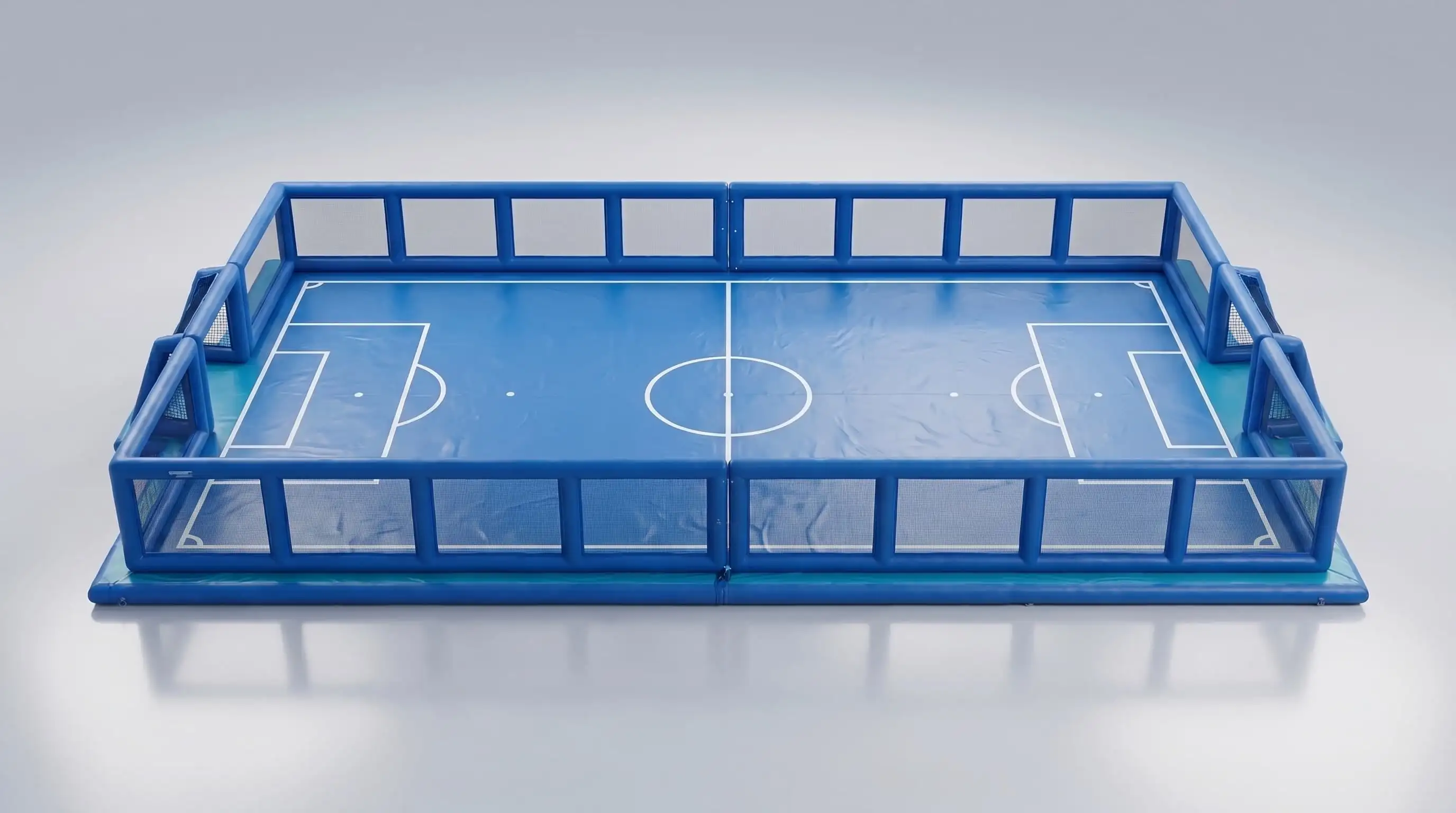 Inflatable Football Pitch for Yachts — side view