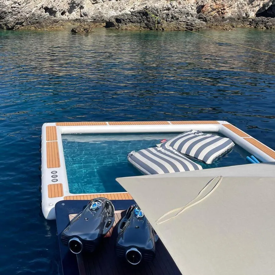 Yacht Pool 5x4m — in use on superyacht