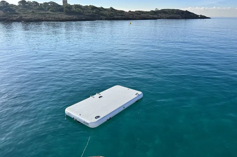 Inflatable Platform 3x2m — overhead view