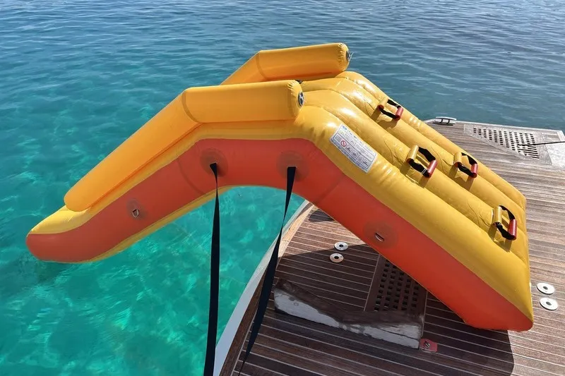 Boat Slide 1.5m — in use on superyacht