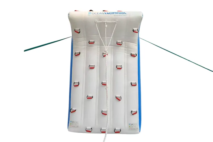 Inflatable Climbing Wall 3x2m — in use on superyacht
