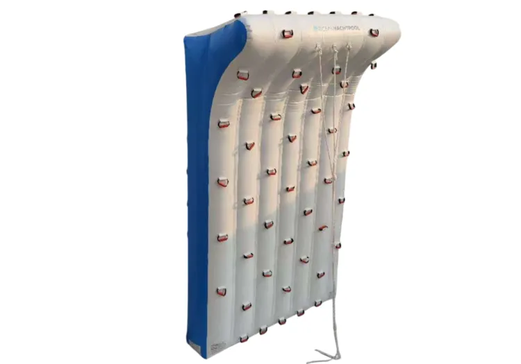 Inflatable Climbing Wall 5x3 — side view